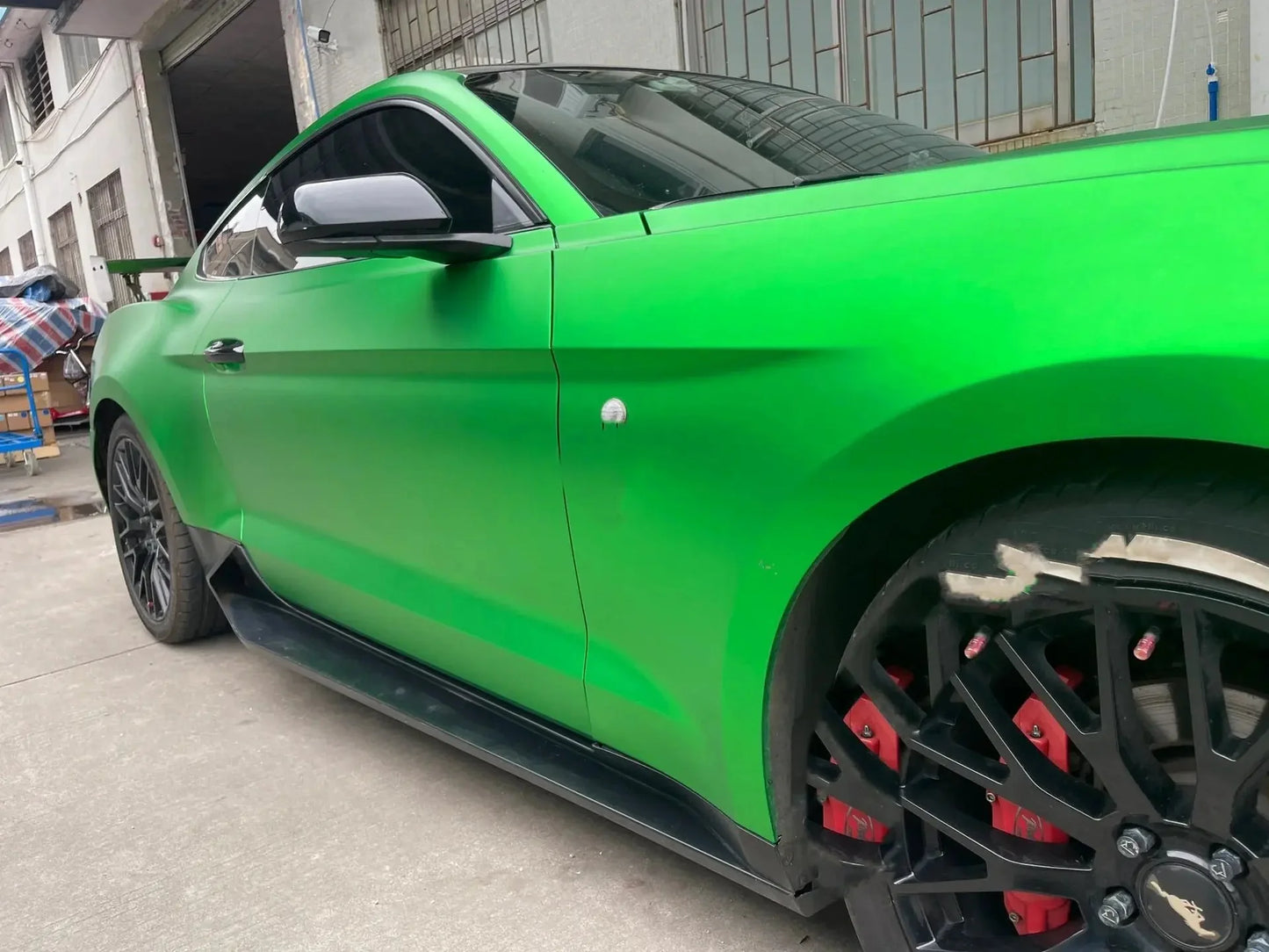 Matte Chrome Flame Green