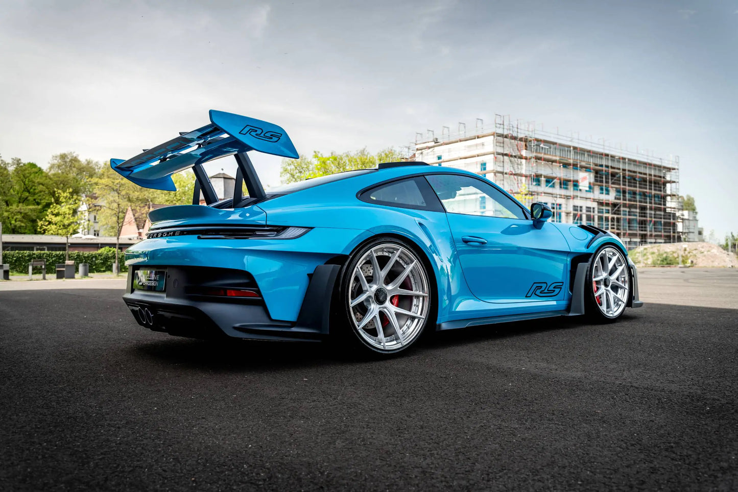 Super Gloss Miami Blue Vinyl Wrap