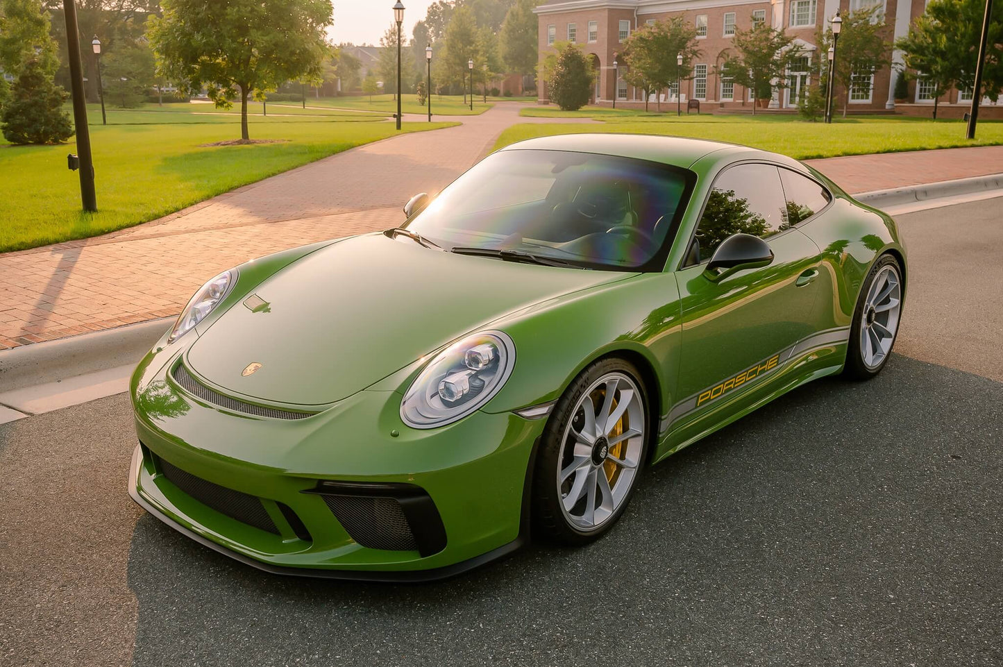 Super Gloss Porsche Racing Green Vinyl Wrap