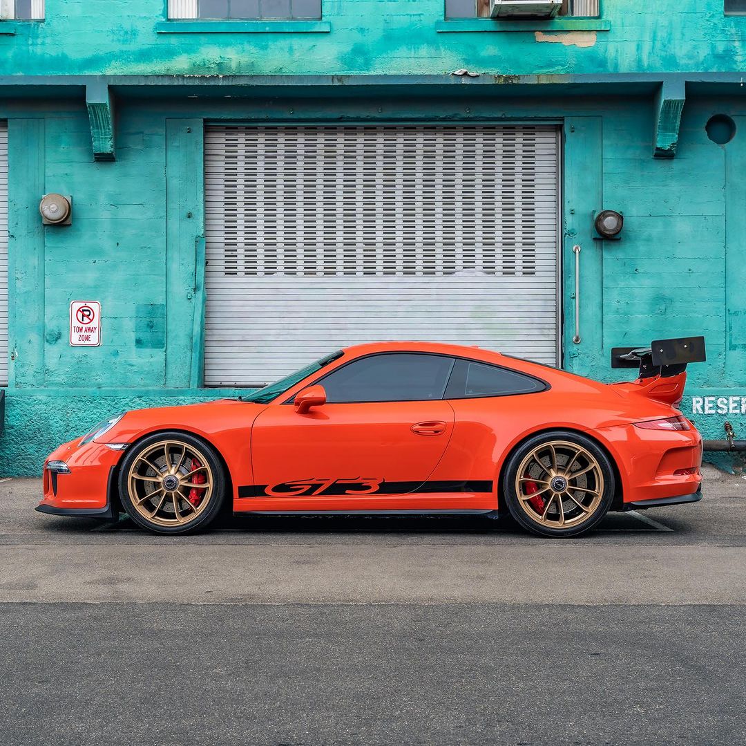 Super Gloss Lava Orange Vinyl Wrap