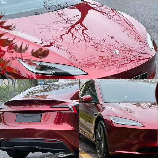 Dragon Blood Red Vinyl Wrap